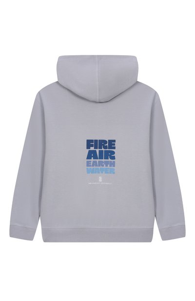 Хлопковая толстовка BRUNELLO CUCINELLI, арт. BE854E507B, фото 2