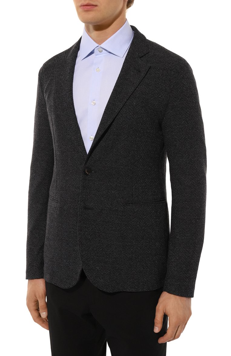 Пиджак из вискозы и шерсти EMPORIO ARMANI, арт. EM000069/TE10582, фото 1
