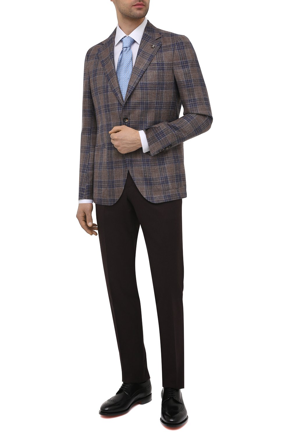 Пиджак из шерсти и шелка SARTORIA LATORRE, арт. EF74 70657, фото 2