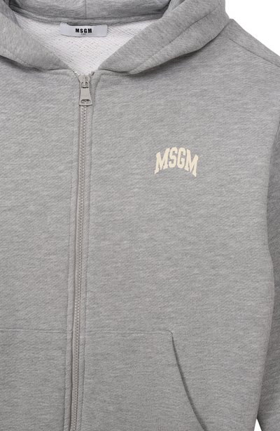 Хлопковая толстовка MSGM KIDS, арт. F6MSJUZH044, фото 3