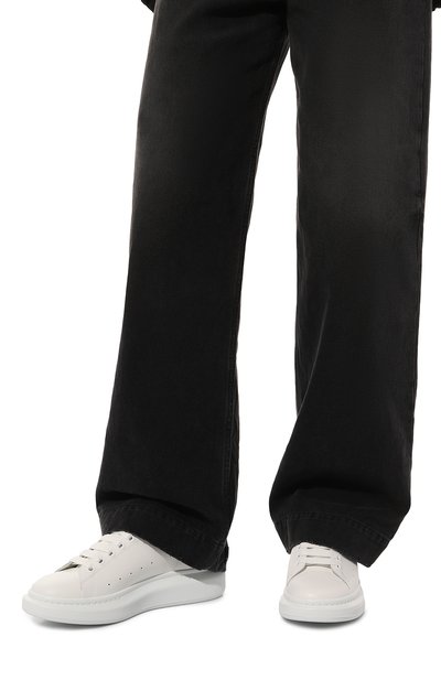 Кожаные кеды oversized ALEXANDER MCQUEEN, арт. 727394/WHXMT, фото 3