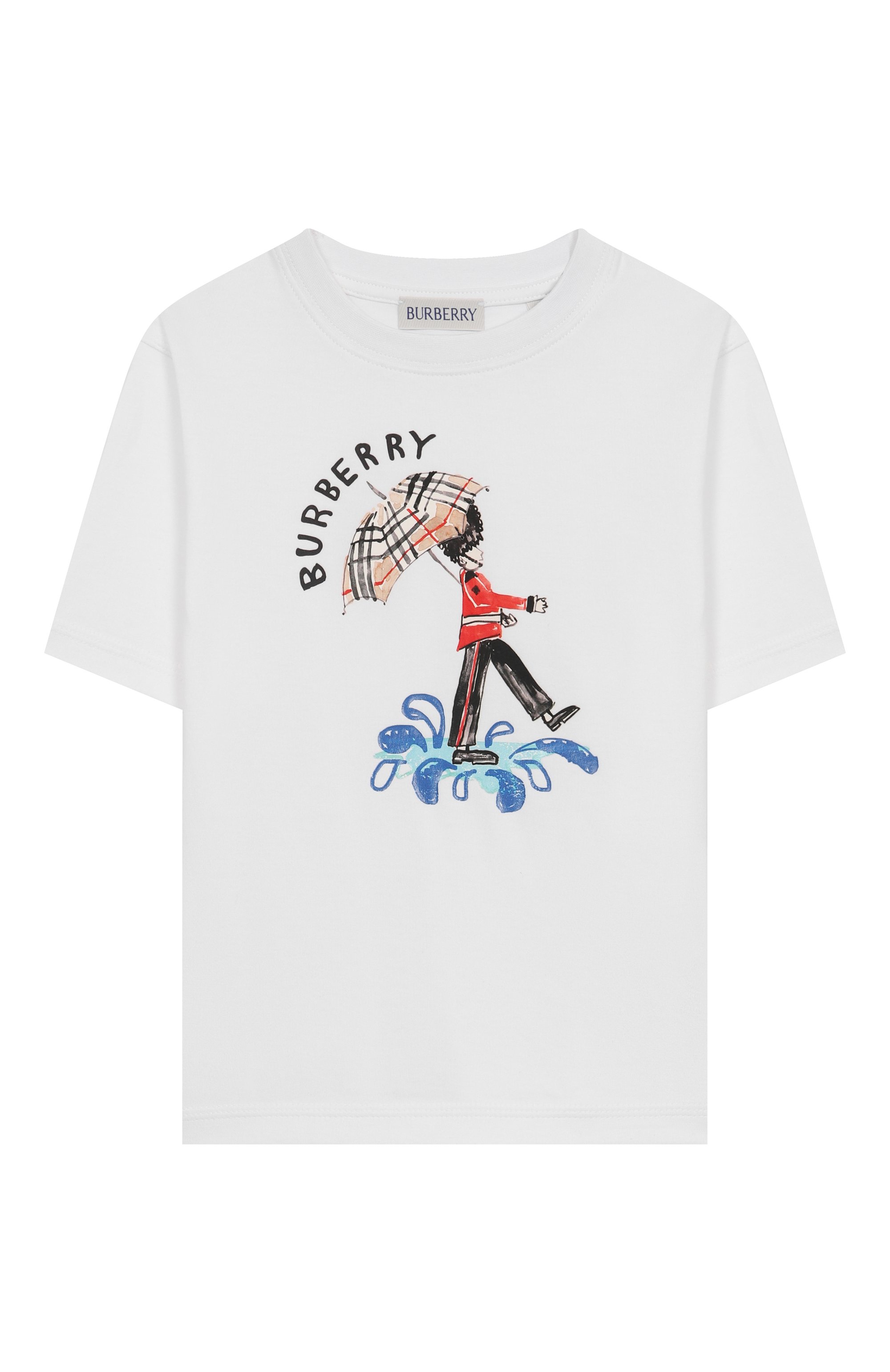 Хлопковая футболка BURBERRY, арт. 8109522, фото 1