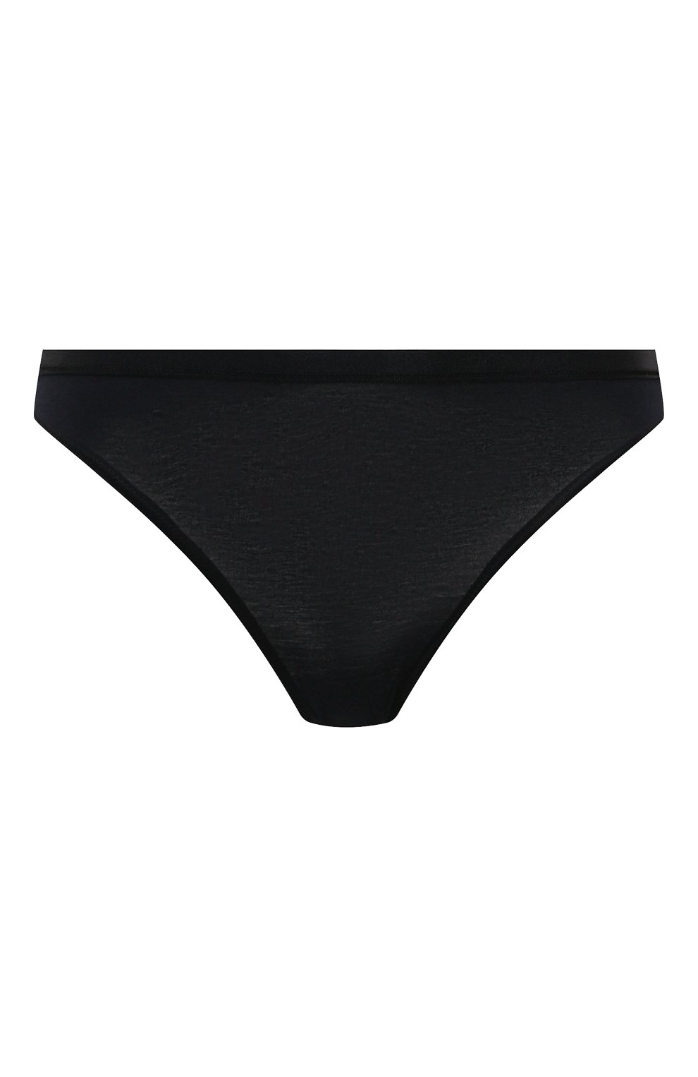 Хлопковые трусы-танга HANRO черного цвета по цене 4750 руб., арт. 071402, фото 1 Хлопковые трусы-танга HANRO, арт. 071402, фото 1