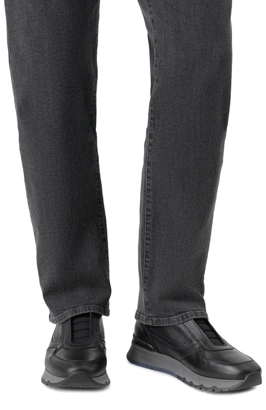 Кожаные кроссовки Gio7 Blu Barrett GI0-13805.1 Чёрный  GI0-13805.1 Фото 3