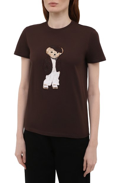 Хлопковая футболка RALPH LAUREN, арт. 290840844, фото 3