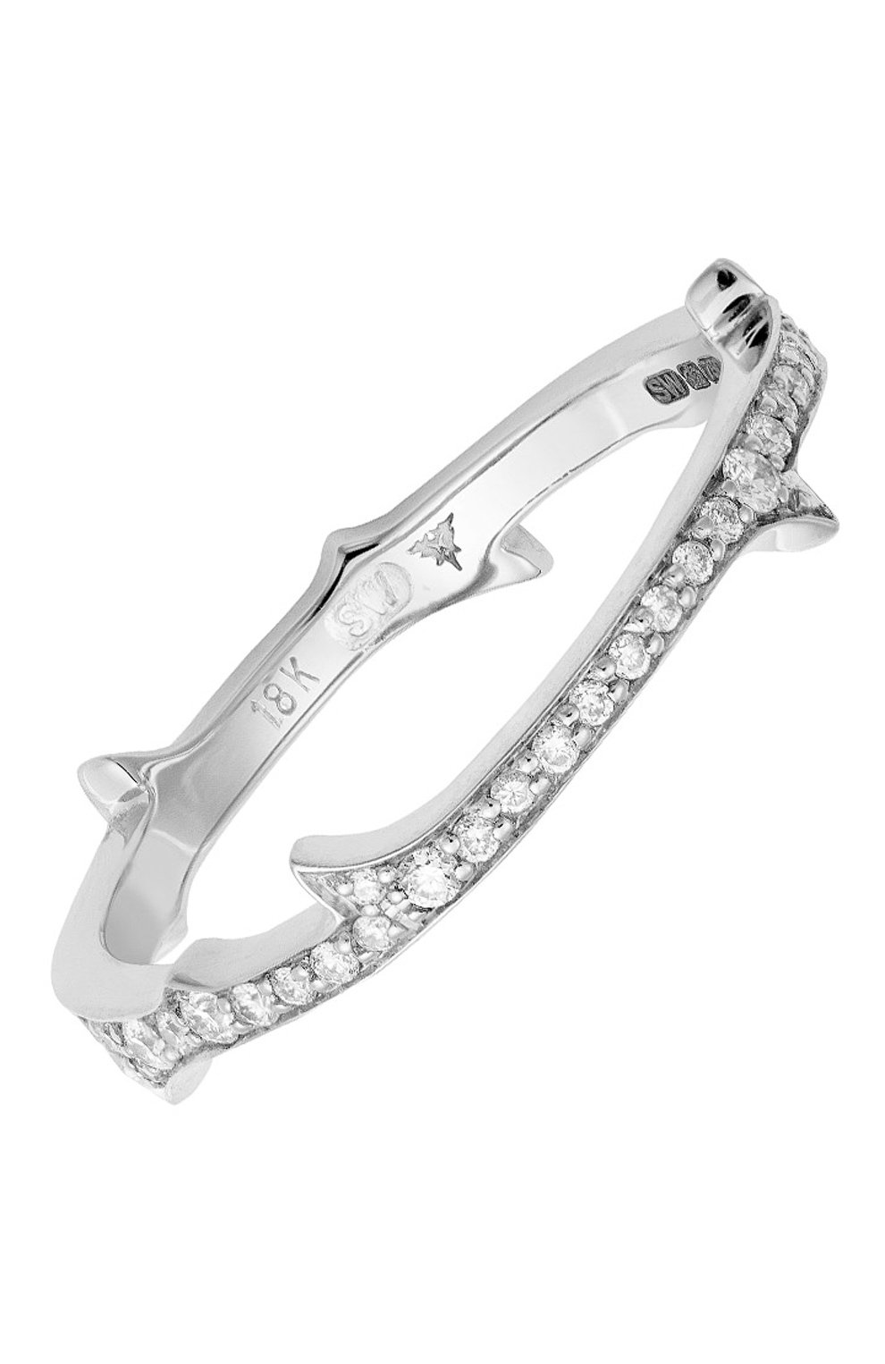 Кольцо STEPHEN WEBSTER бесцветного цвета по цене 341000 руб., арт. 3018146, фото 1 Кольцо STEPHEN WEBSTER, арт. 3018146, фото 1