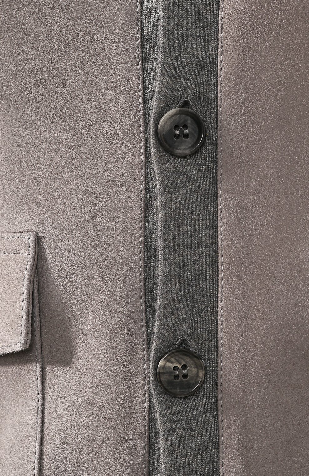 Кашемировый кардиган с кожаной отделкой RALPH LAUREN, арт. 790730588, фото 5