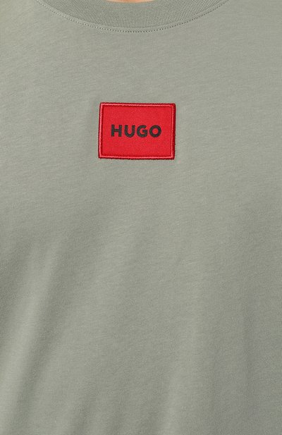 Хлопковая футболка HUGO, арт. 50447978, фото 5