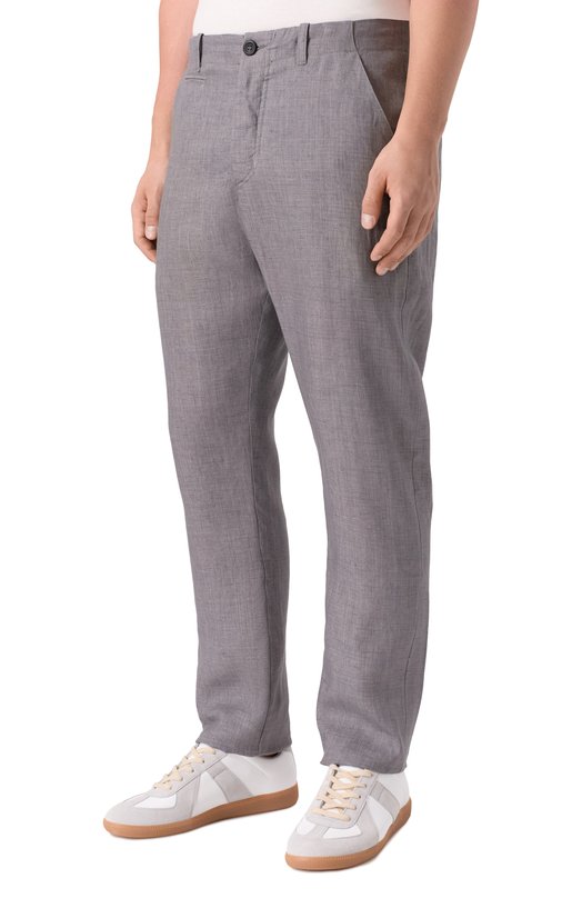 Льняные брюки Hannes Roether BAR21BE.619 Серый  BAR21BE.619 Фото 3