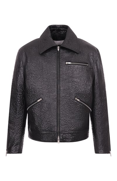 Мужская кожаная куртка JIL SANDER, арт. J21SW0108/J07223