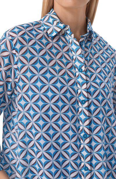 Туника из хлопка и шелка MAX MARA, арт. BCHSTEPPA 261622106, фото 4