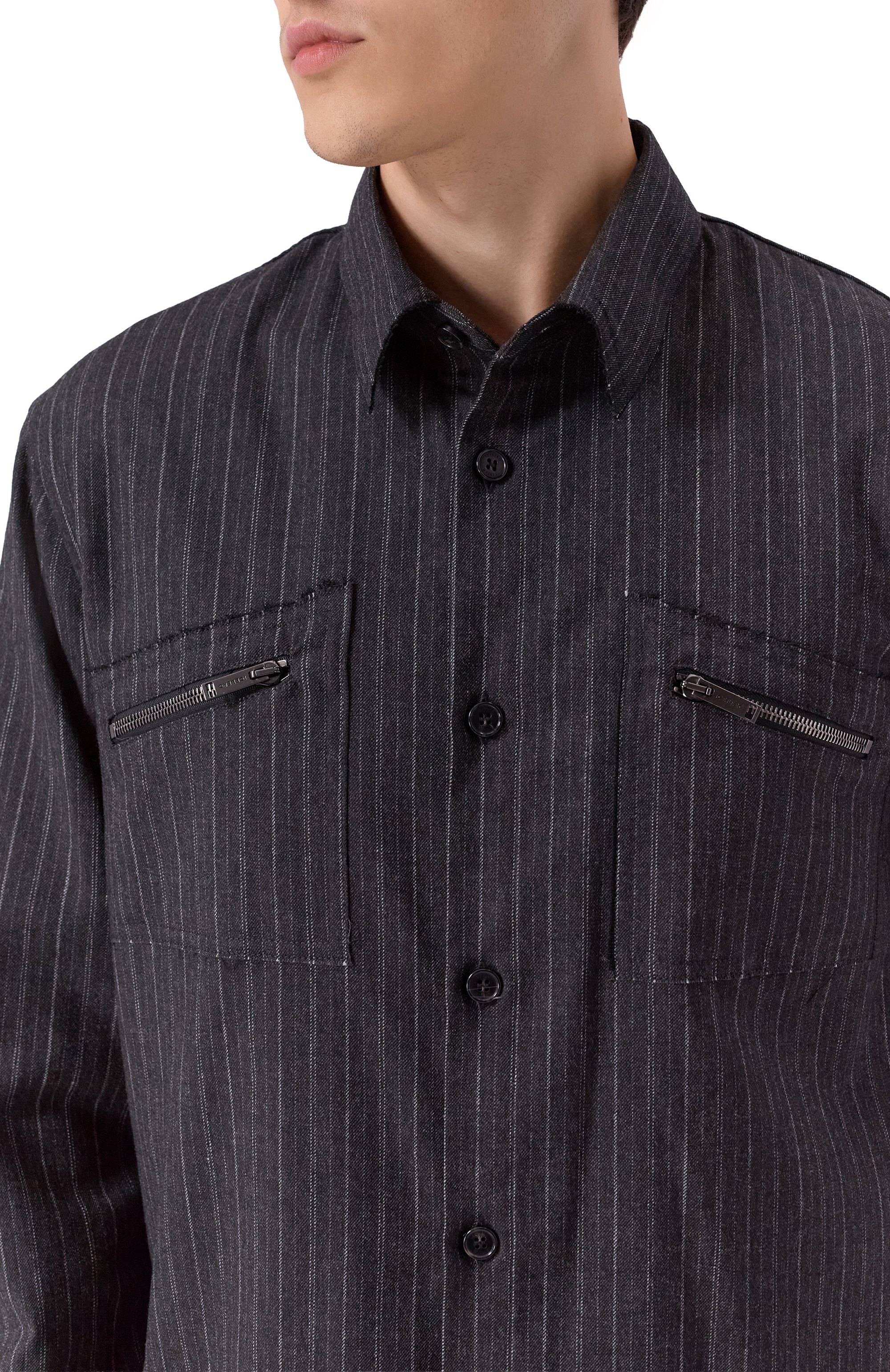 Рубашка ICEBERG темно-серого цвета по цене 41050 руб., арт. G090/3082, фото 5 Рубашка ICEBERG, арт. G090/3082, фото 5