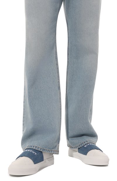 Комбинированные кеды city court GIVENCHY белого цвета по цене 59950 руб., арт. BH005XH1JE, фото 3 Комбинированные кеды city court GIVENCHY, арт. BH005XH1JE, фото 3