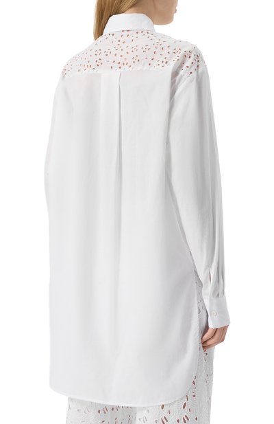 Хлопковая рубашка ERMANNO SCERVINO, арт. D464K613RXT, фото 4