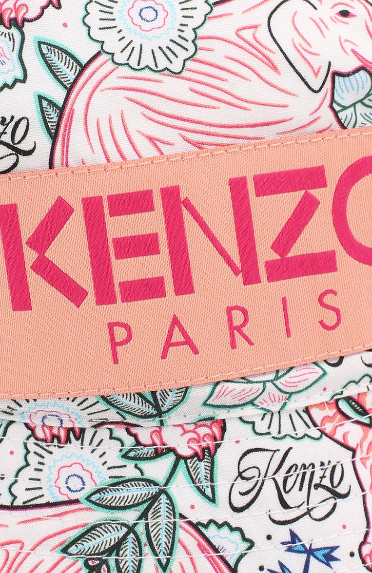 Детская панама KENZO разноцветного цвета, арт. KQ90007 | Фото 3 (Региональные ограничения белый список (Axapta Mercury): Не проставлено; Нос: Не проставлено)