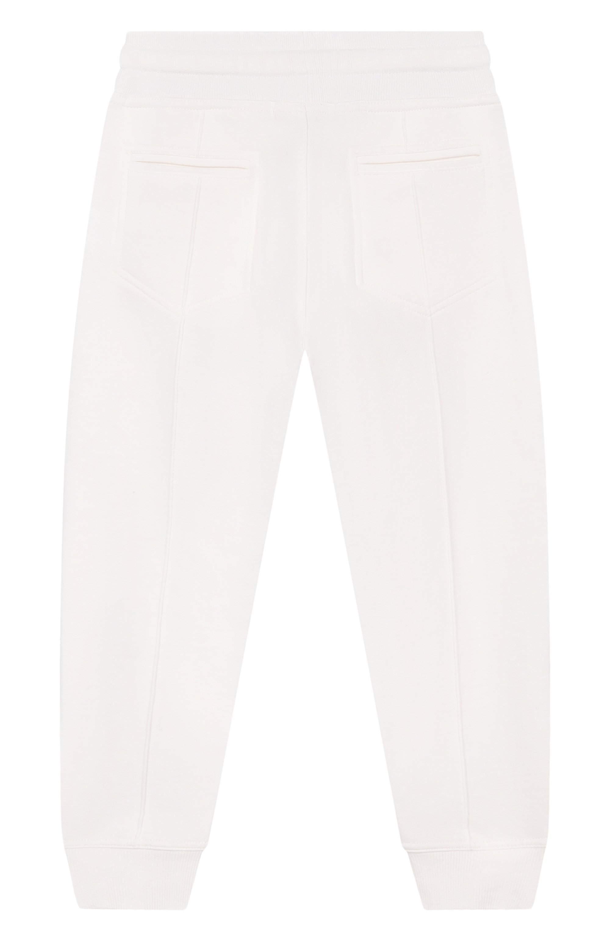 Хлопковые джоггеры BRUNELLO CUCINELLI молочного цвета по цене 49350 руб., арт. BW863E331A, фото 2 Хлопковые джоггеры BRUNELLO CUCINELLI, арт. BW863E331A, фото 2