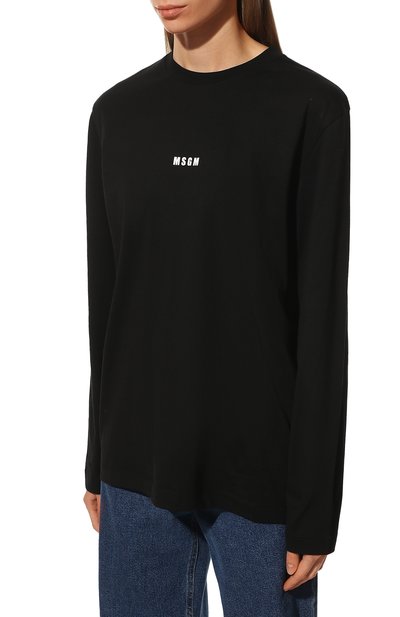Хлопковый лонгслив MSGM, арт. 2000MDM501 200002, фото 3