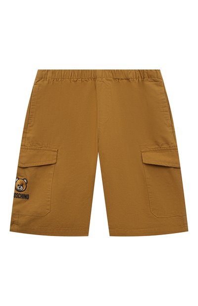 Шорты-карго из хлопка и вискозы MOSCHINO, арт. HUQ01L/LUA02/4-8