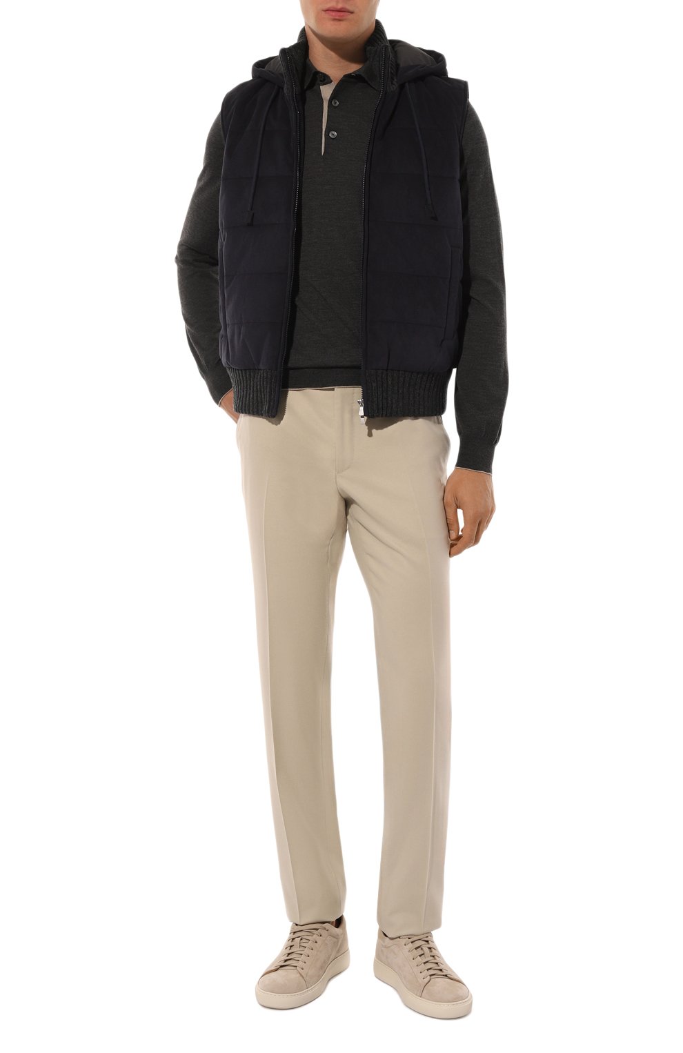 Поло из шерсти и шелка STEFANO RICCI, арт. KE08004P03/E24374, фото 2