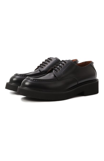 Мужские кожаные дерби VALENTINO черного цвета по цене 0 руб., арт. 5Y0S0I82/SZH | Фото 1