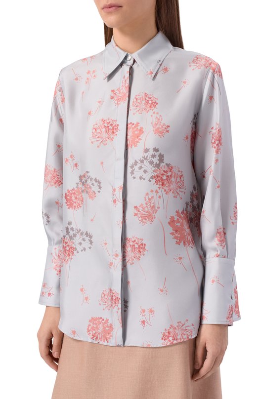 Шелковая рубашка Colombo CM00408/F/T0666-11-2E Голубой  CM00408/F/T0666-11-2E Фото 3