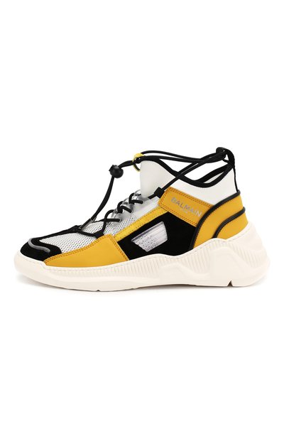 Текстильные кроссовки BALMAIN, арт. RM1C015/LCHN, фото 3