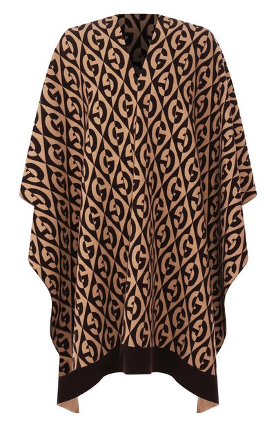 Пончо из смеси шерсти и хлопка GUCCI, арт. 595992/4GA26, фото 1