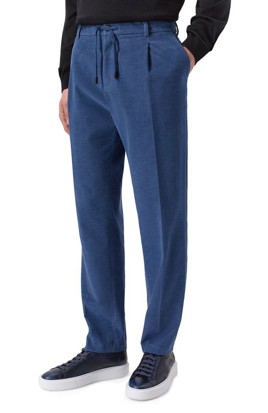 Вельветовые брюки Capobianco 19M809.MR00. Синий  19M809.MR00. Фото 3