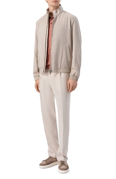 Поло из шерсти и льна 12 STOREEZ, арт. 137217, фото 2