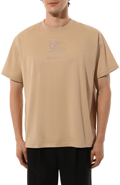 Хлопковая футболка BURBERRY, арт. 8072749, фото 3