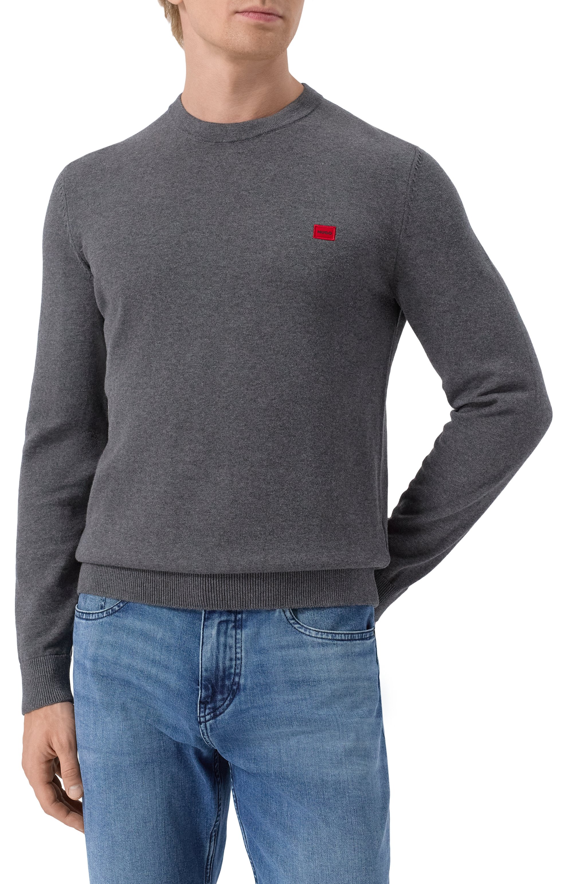 Хлопковый джемпер HUGO, арт. 50475083, фото 3