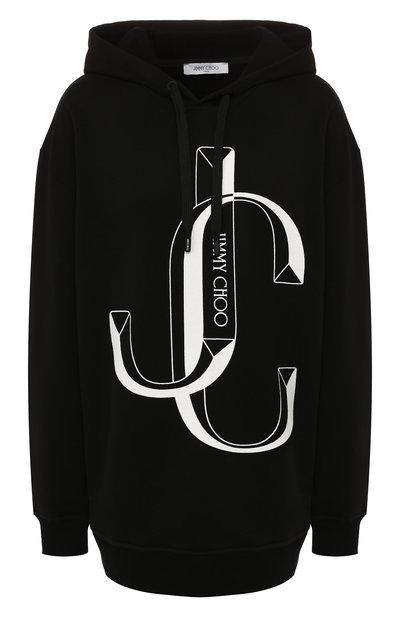 Хлопковое худи JIMMY CHOO, арт. JC-H00DIE/S005, фото 1