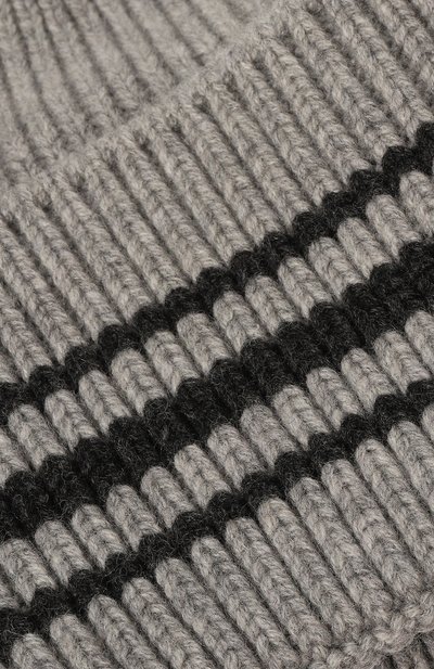 Шапка из кашемира и шерсти DESTIN светло-серого цвета по цене 12900 руб., арт. DAW3SPENNY, фото 4 Шапка из кашемира и шерсти DESTIN, арт. DAW3SPENNY, фото 4