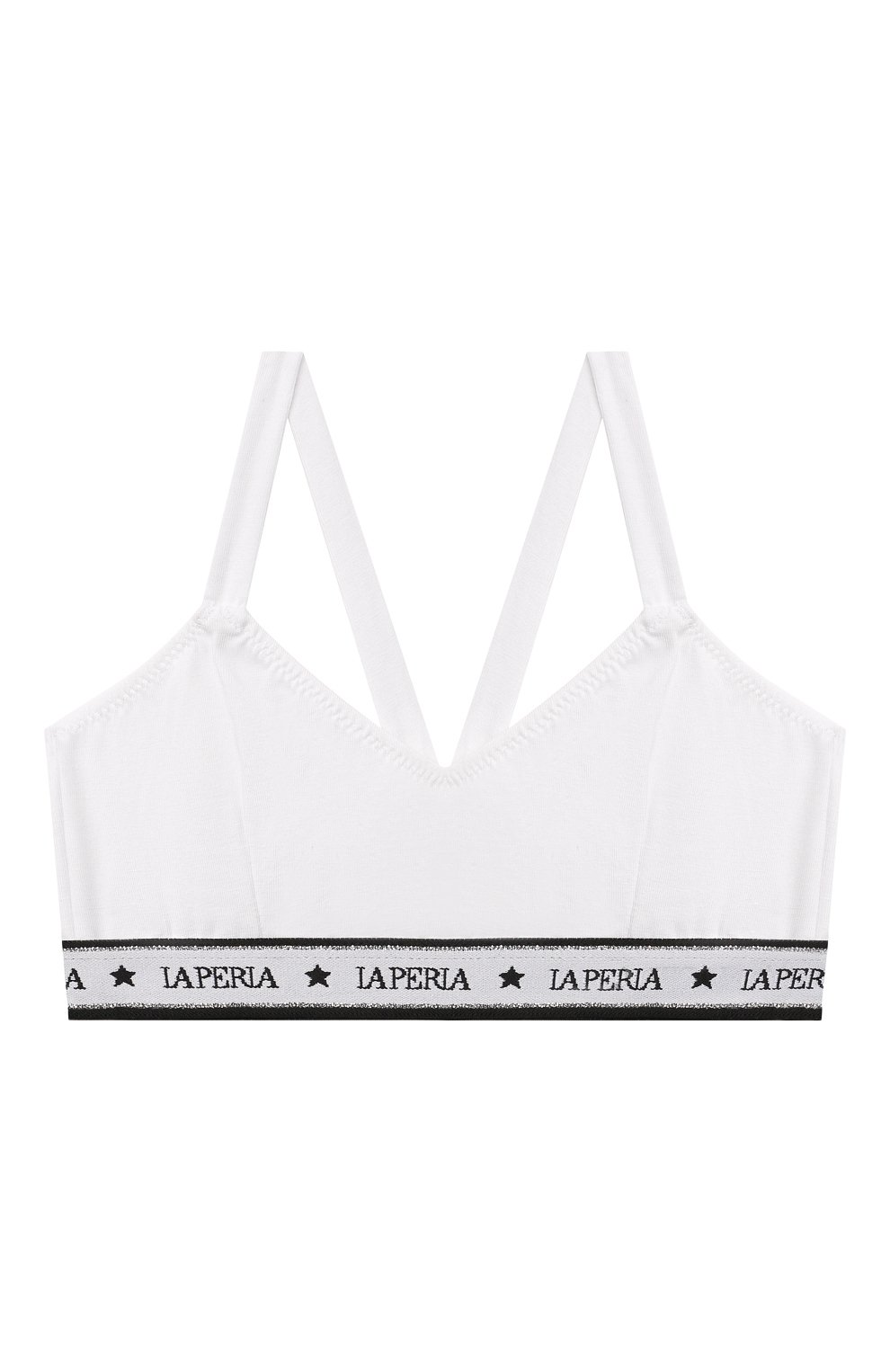 Хлопковый бра-топ LA PERLA белого цвета по цене 5995 руб., арт. 70129/2A-6A, фото 1 Хлопковый бра-топ LA PERLA, арт. 70129/2A-6A, фото 1
