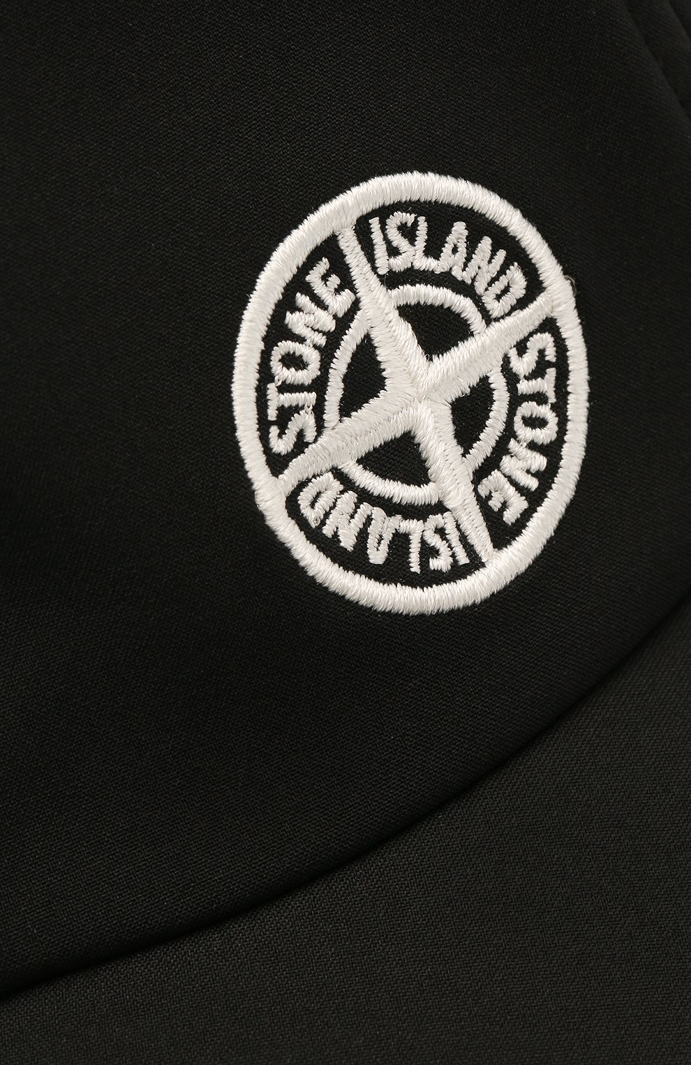 Бейсболка STONE ISLAND черного цвета по цене 14200 руб., арт. 741599227, фото 3 Бейсболка STONE ISLAND, арт. 741599227, фото 3