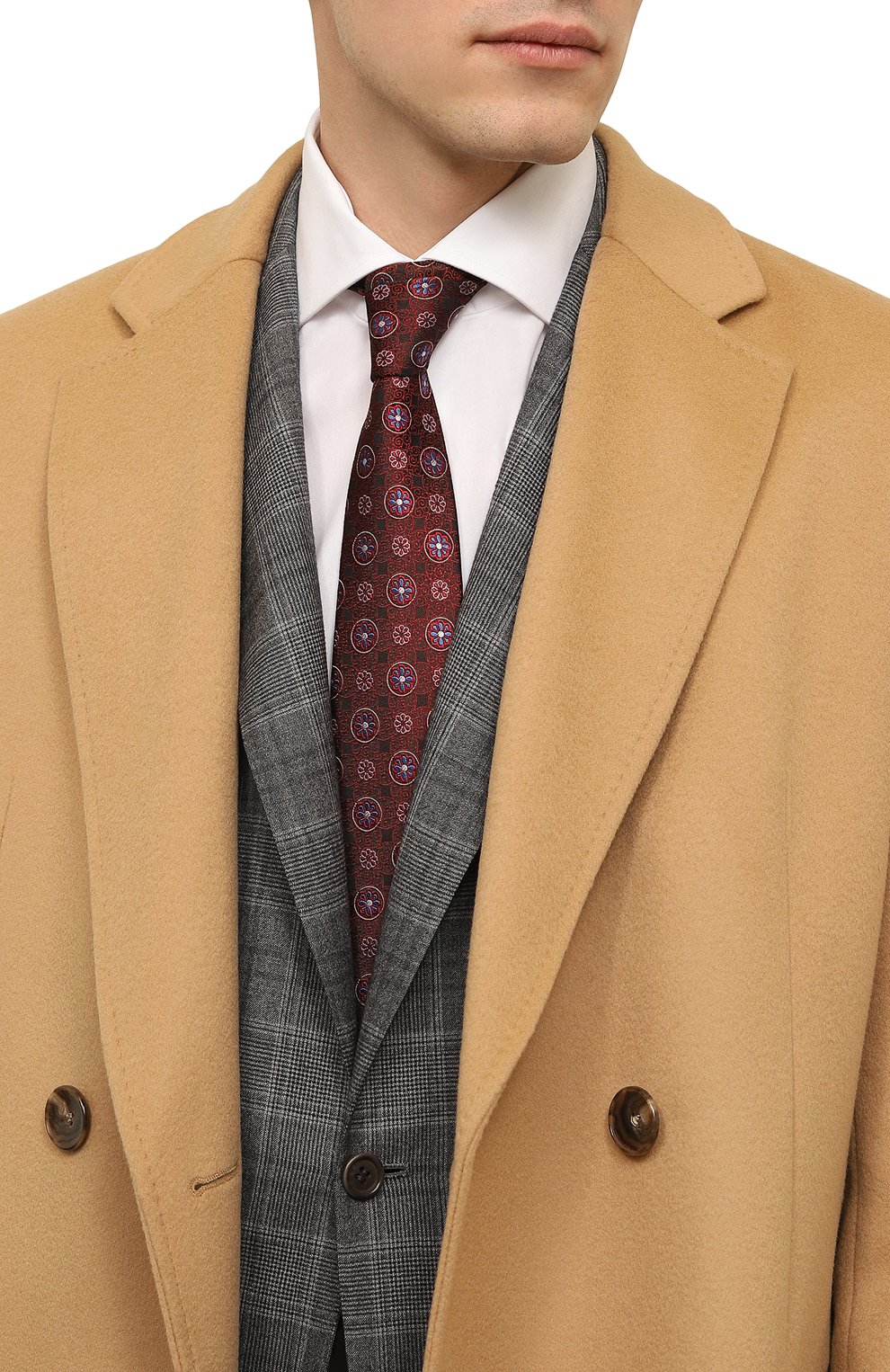 Шелковый галстук CANALI, арт. 18/HJ03733, фото 2