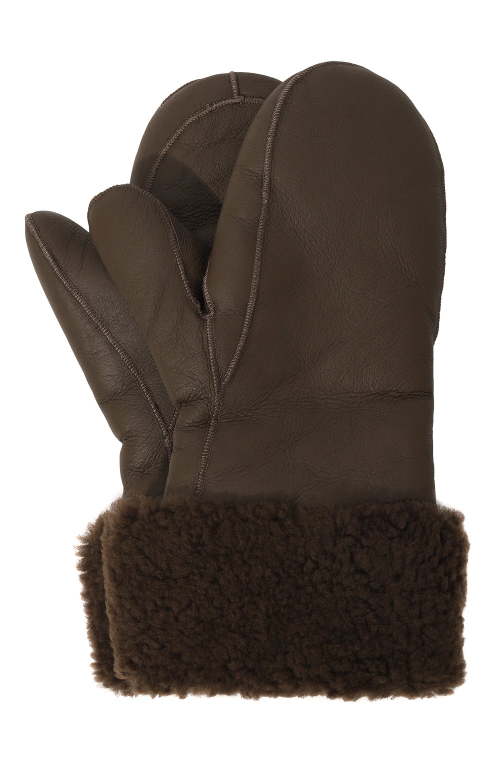 Варежки из овчины YVES SALOMON, арт. 23WAA159XXMECL, фото 1