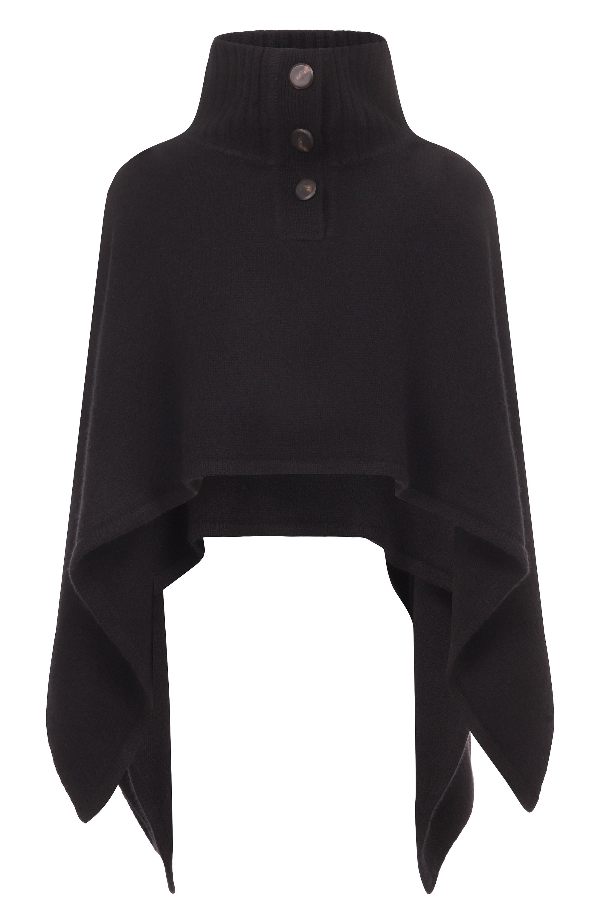 Кашемировая накидка YVES SALOMON черного цвета по цене 97500 руб., арт. 26WAA504XXMACA, фото 1 Кашемировая накидка YVES SALOMON, арт. 26WAA504XXMACA, фото 1