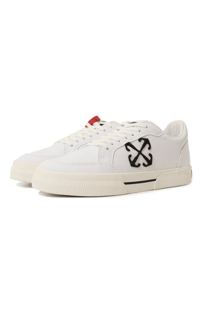 Текстильные кеды new low vulcanized OFF-WHITE, арт. 0MIA293S24FAB001, фото 1