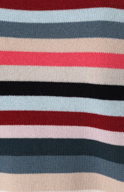 Шерстяной свитер в полоску с высоким воротником MRZ, арт. FW17-0700, фото 5