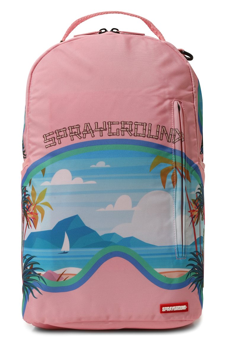 Детская рюкзак SPRAYGROUND розового цвета, арт. 910B5922NSZ | Фото 1 (Нос: Не проставлено; Материал: Текстиль; Материал сплава: Проставлено)