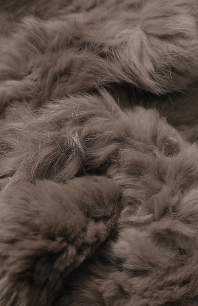 Меховой вязаный шарф YVES SALOMON, арт. 9WAA009XXRDLL, фото 2