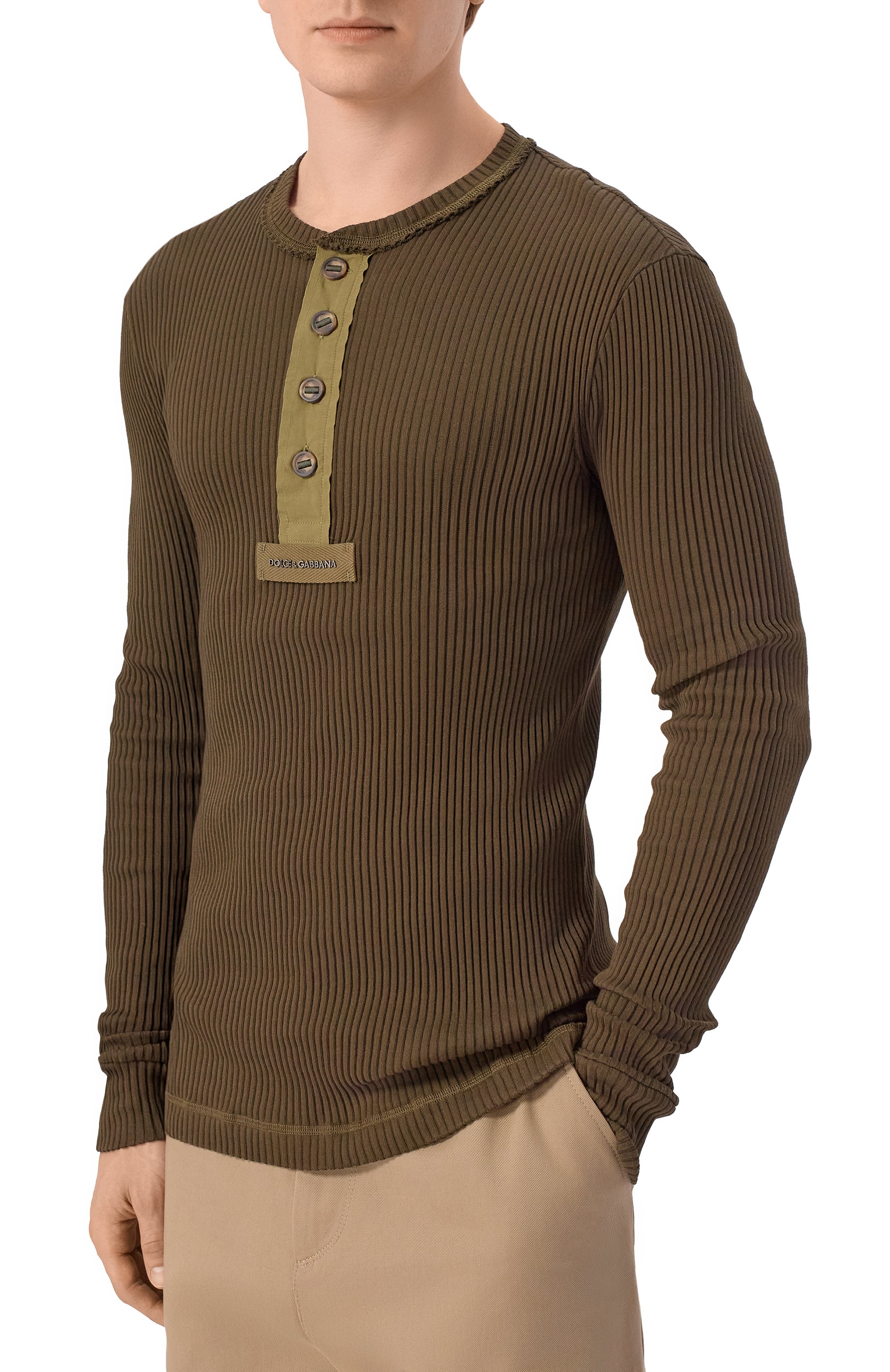 Хлопковый джемпер DOLCE & GABBANA, арт. G8TF3T/HU7WR,  фото 3