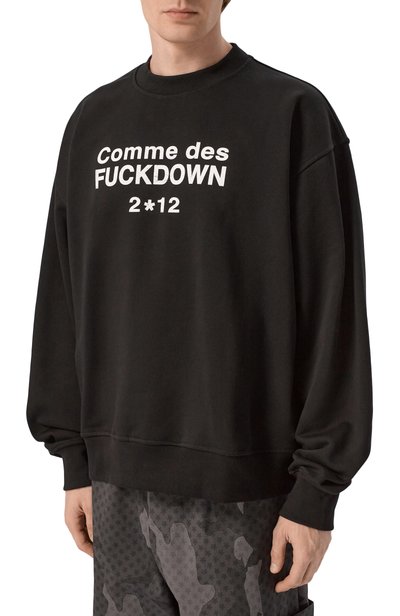 Хлопковый свитшот COMME DES FUCKDOWN, арт. CFABU00045, фото 3