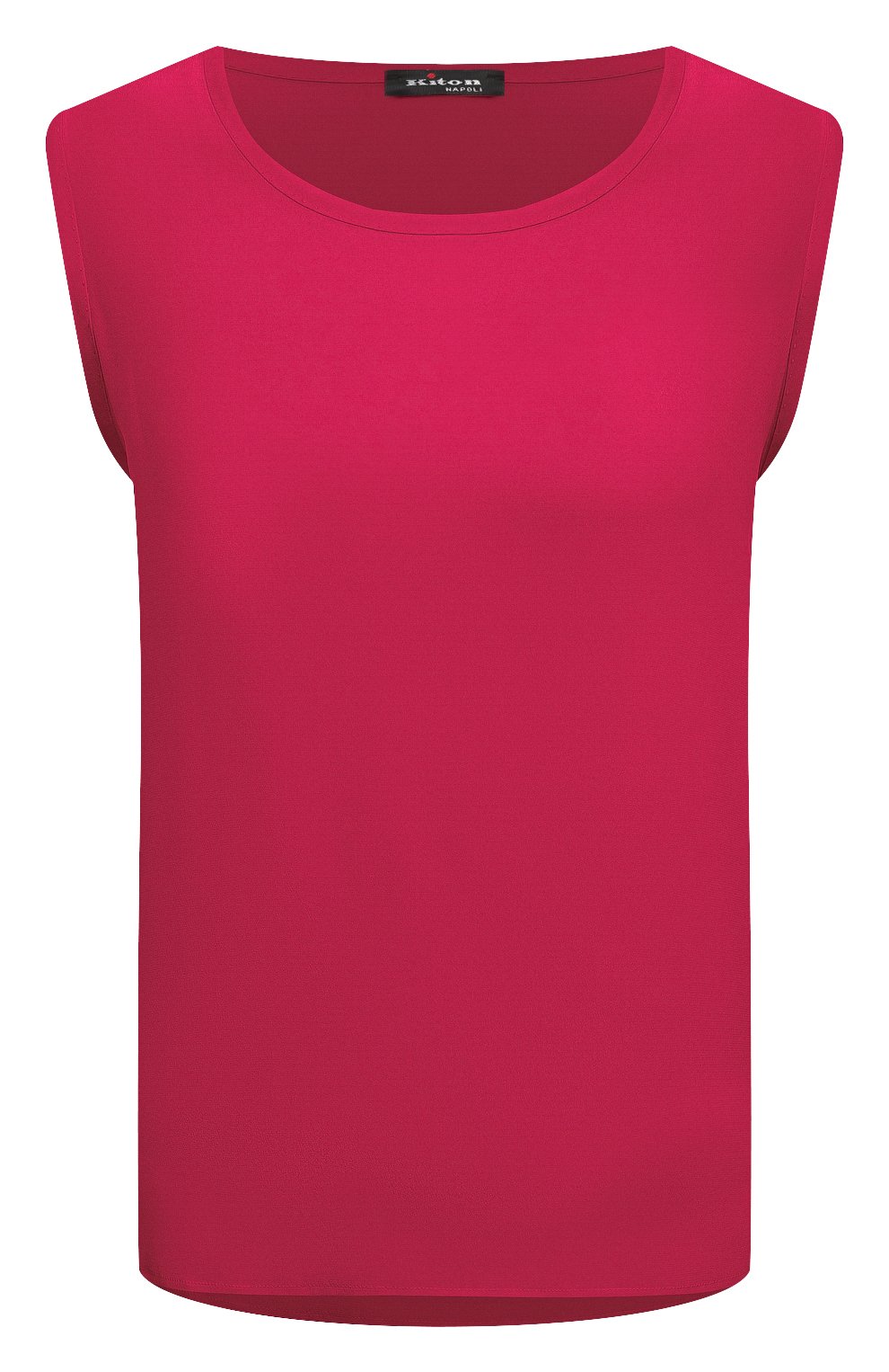 Шелковый топ KITON фуксия цвета по цене 73350 руб., арт. D55402K0597A, фото 1 Шелковый топ KITON, арт. D55402K0597A, фото 1