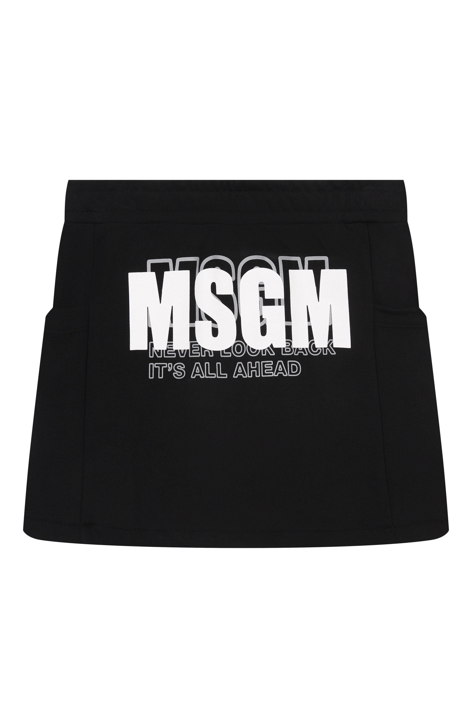 Хлопковая юбка MSGM KIDS, арт. S5MSJGSK090, фото 2