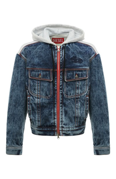 Комбинированная куртка DIESEL, арт. A09646/0EMAD, фото 1