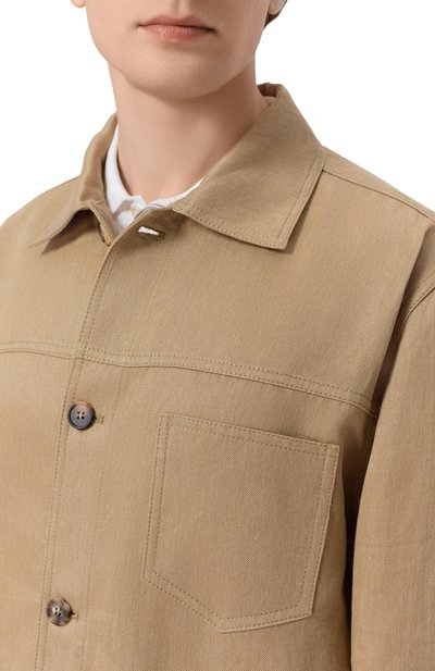 Льняная куртка MVST, арт. M26.2PM.J008/F102 LINEN DENIM, фото 5