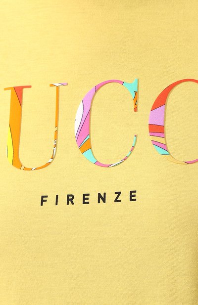 Хлопковая футболка EMILIO PUCCI, арт. 9HJP73/9H985, фото 5