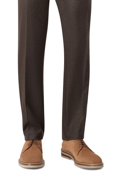 Замшевые дерби BRUNELLO CUCINELLI, арт. MZUPEAT708, фото 3